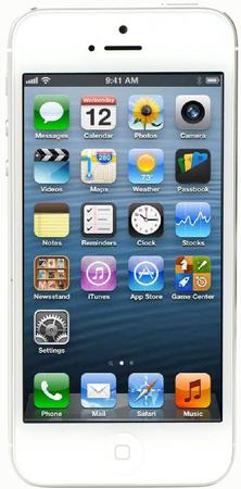 Смартфон Apple iPhone 5 32Gb White & Silver - Курчатов